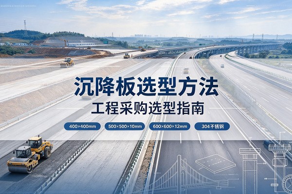 连平沉降板选择方法