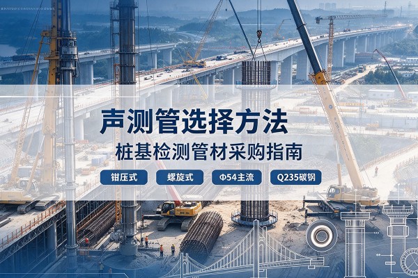 连平声测管选型标准