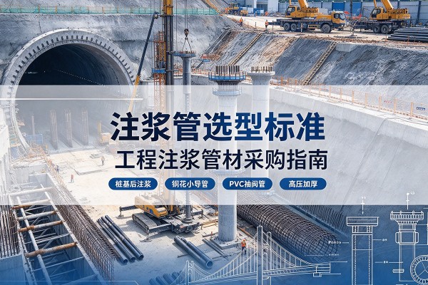 连平注浆管选型标准