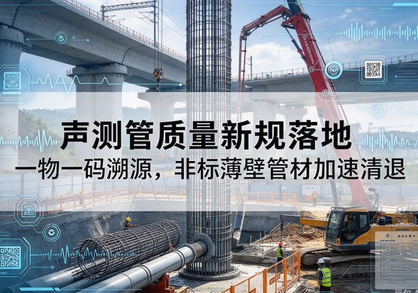 连平声测管质量新规落地，一物一码溯源，非标薄壁管材加速清退