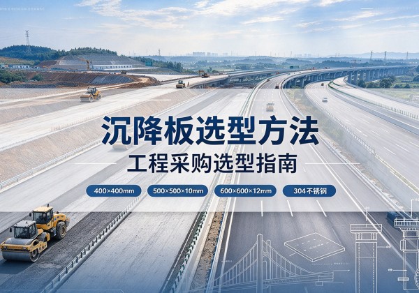 连平沉降板选择方法